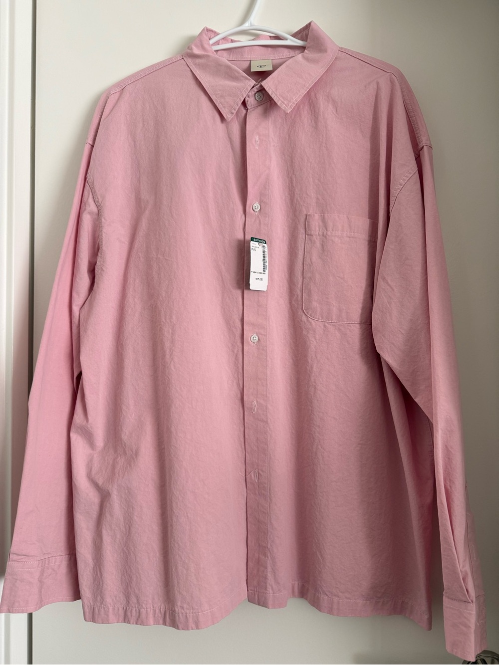 Simons Men’s Light Pink Button-Down Shirt
